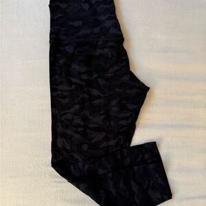 lululemon athletica Black Camo Leggings